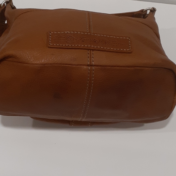 Fossil Y2k  leather Brown shoulder bag - Picture 10 of 16